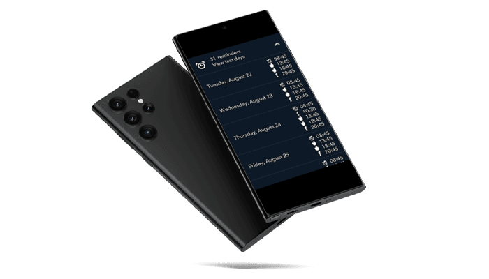 Testi meeldetuletuste plaanid